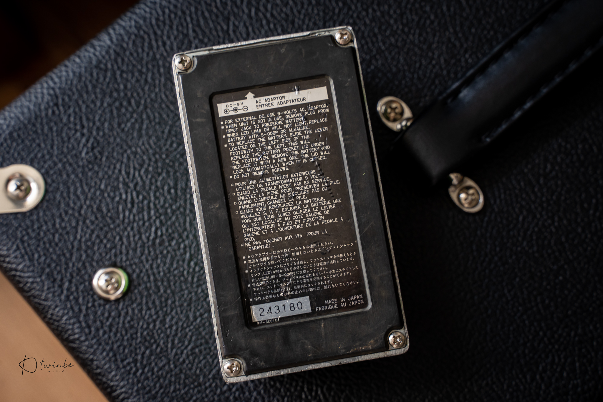 1987 Vintage Ibanez Tube Screamer TS10 Made in Japan Green Capacitors - Image 3