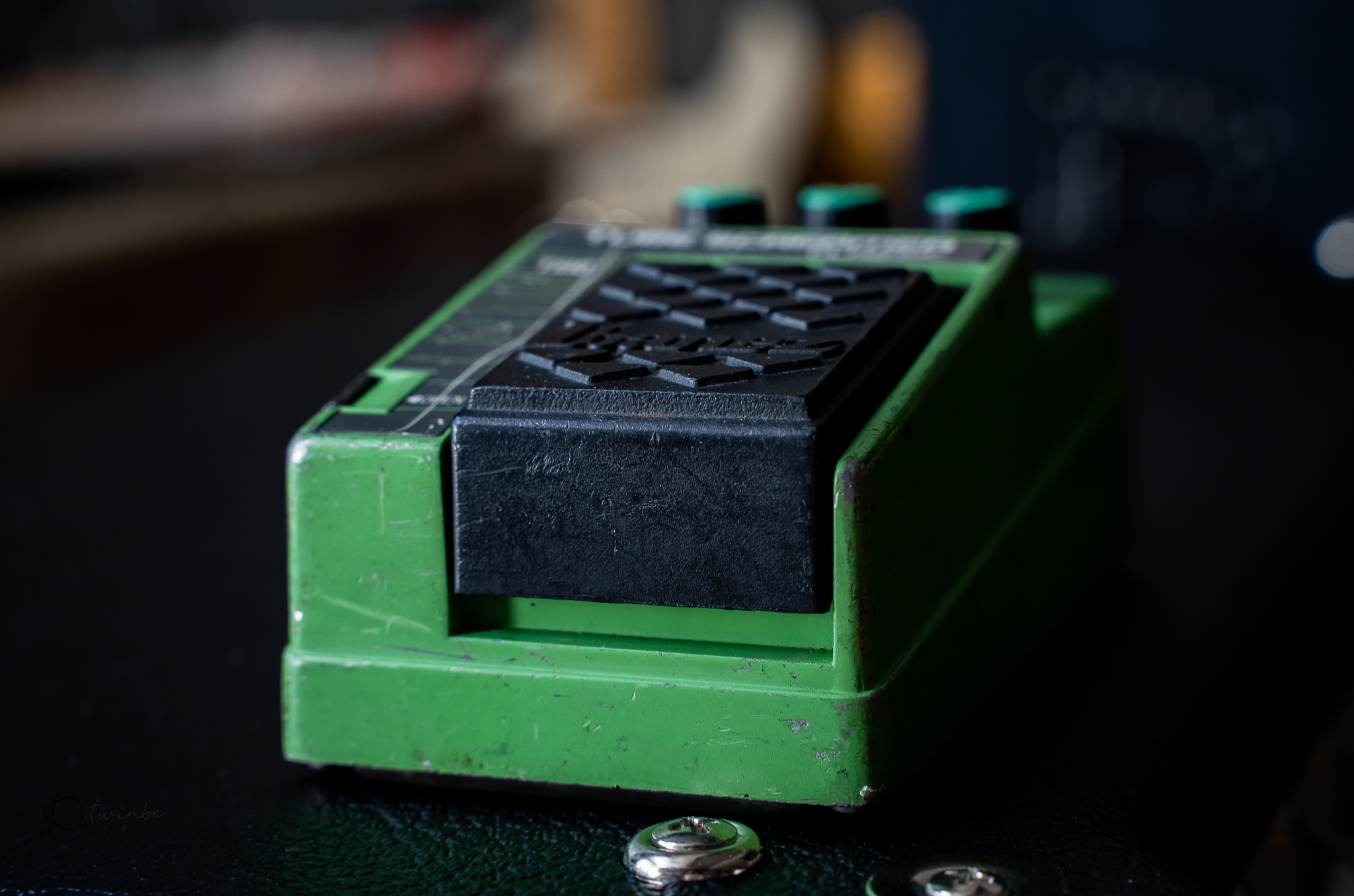 1987 Vintage Ibanez Tube Screamer TS10 Made in Japan Green Capacitors - Image 4