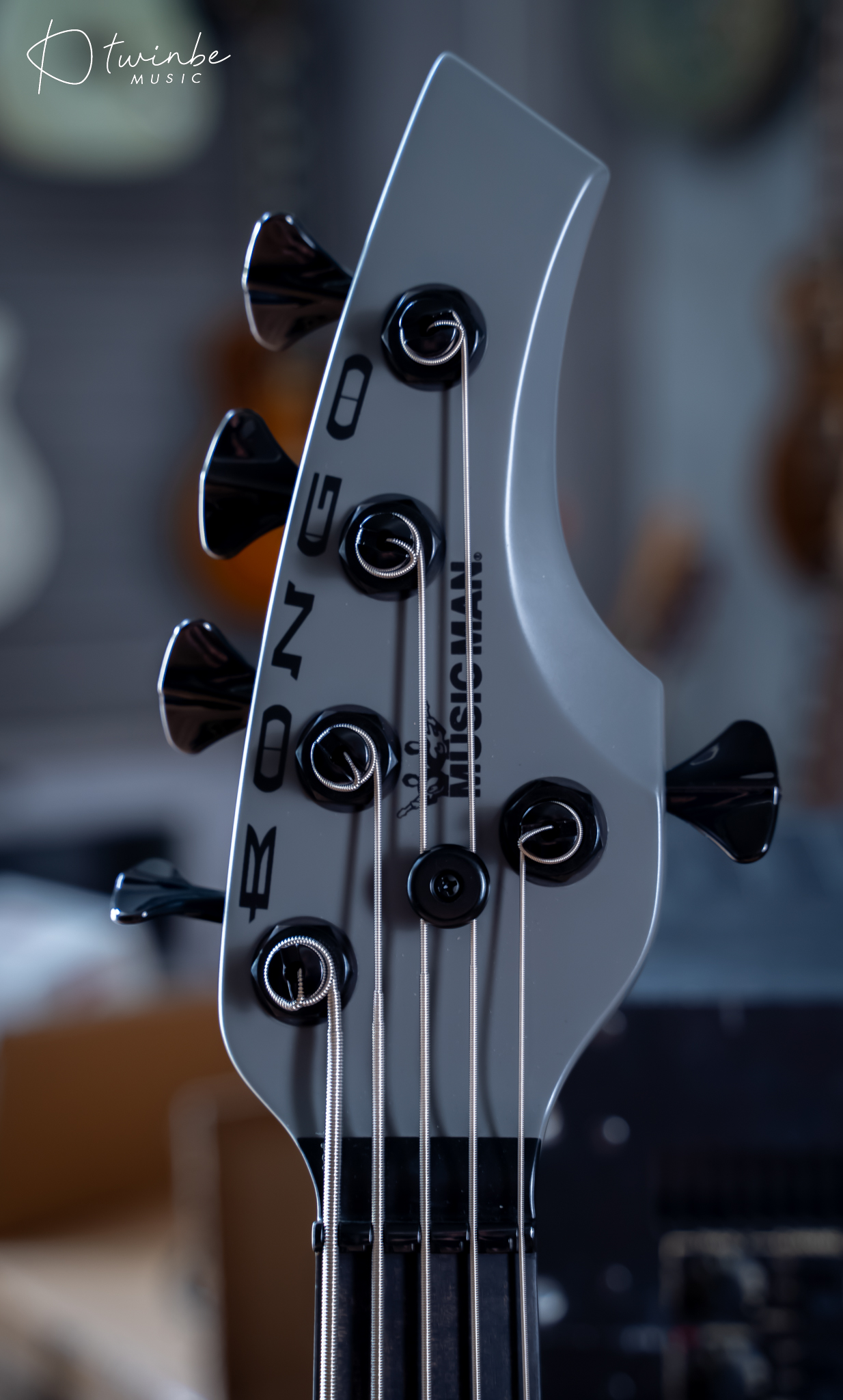 Ernie Ball Music Man Bongo 5 HH Titan Gray - Image 4