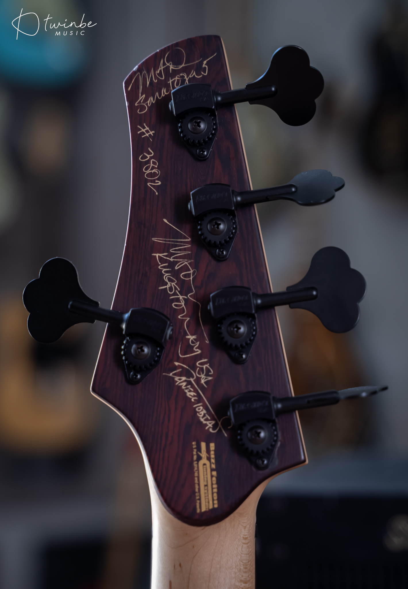 MTD USA Saratoga 5 Bass Strings Red Burst - Image 8