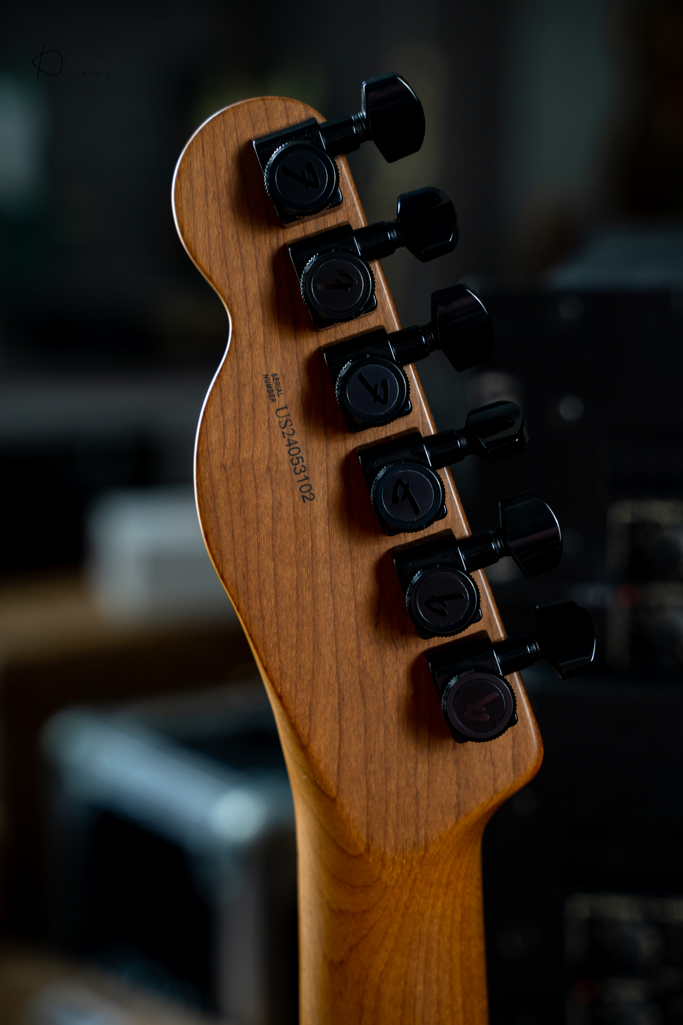 Fender Limited Edition American Professional II Telecaster HH Sand blasted Smoke - Image 4