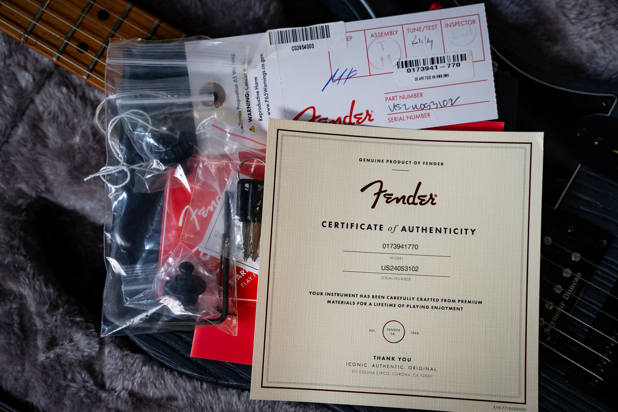 Fender Limited Edition American Professional II Telecaster HH Sand blasted Smoke - Image 10