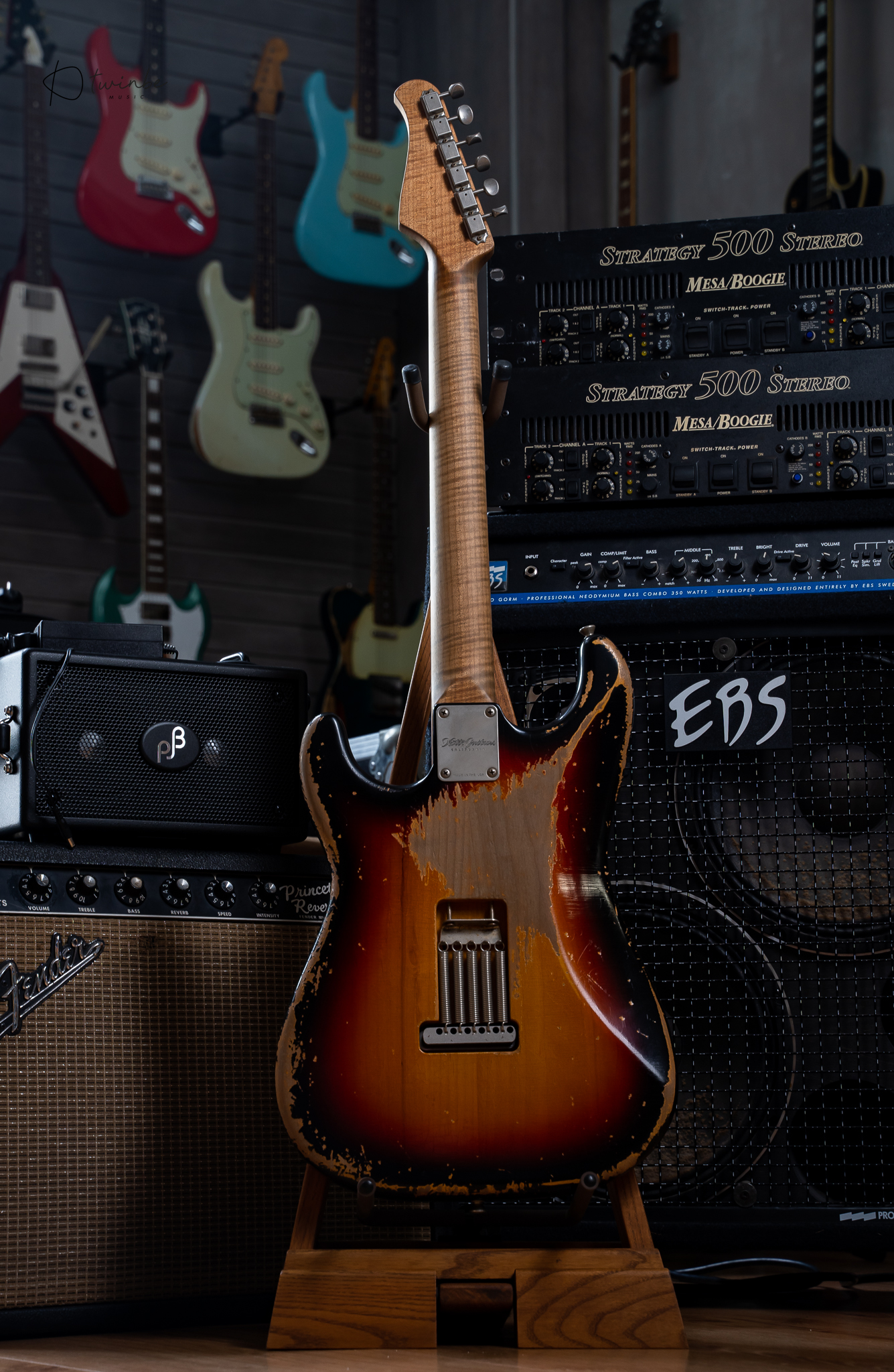 Xotic XSC-1 Super Heavy Relic 3 Tone Sunburst - Image 6